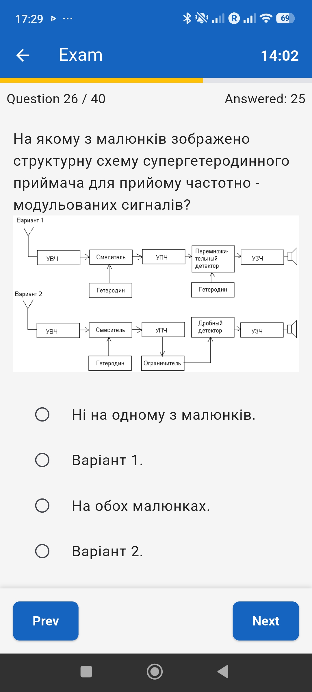Timed exam simulation